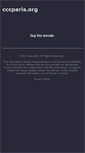 Mobile Screenshot of cccparis.org